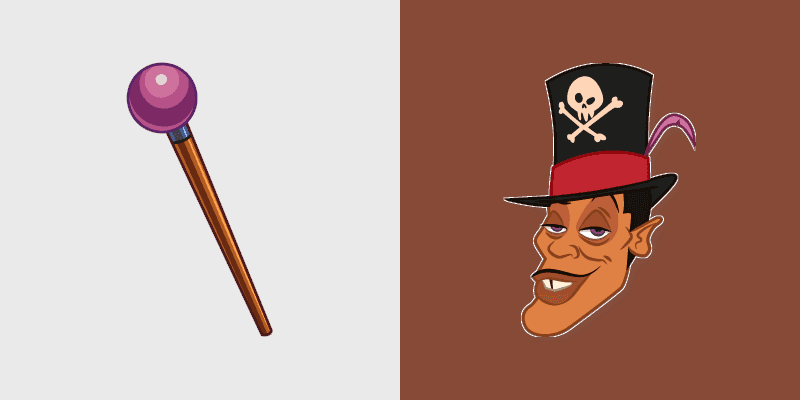 Cute Cursor Pack - Princess & Frog Dr. Facilier