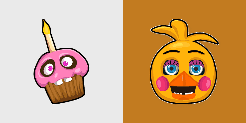 Custom Cursor Pack - Five Nights at Freddy's Chica