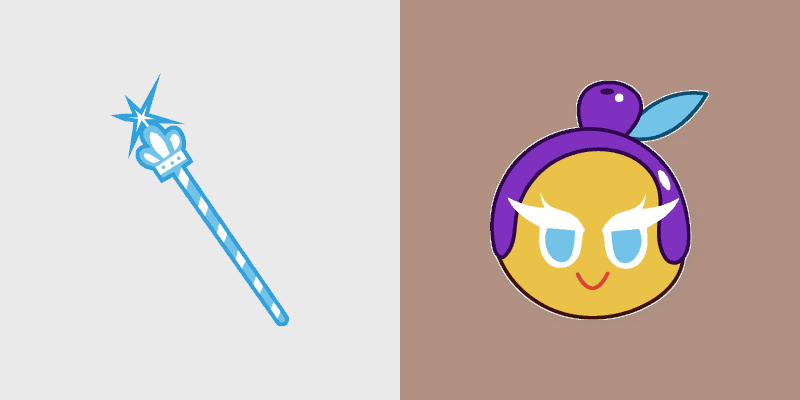 Cute Cursor Pack - Skating Queen Cookie