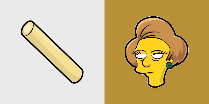 The Simpsons Edna Krabappel Mouse Cursor Pack