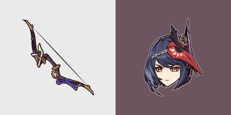 Genshin Cute Mouse Cursor Pack - Kujou Sara