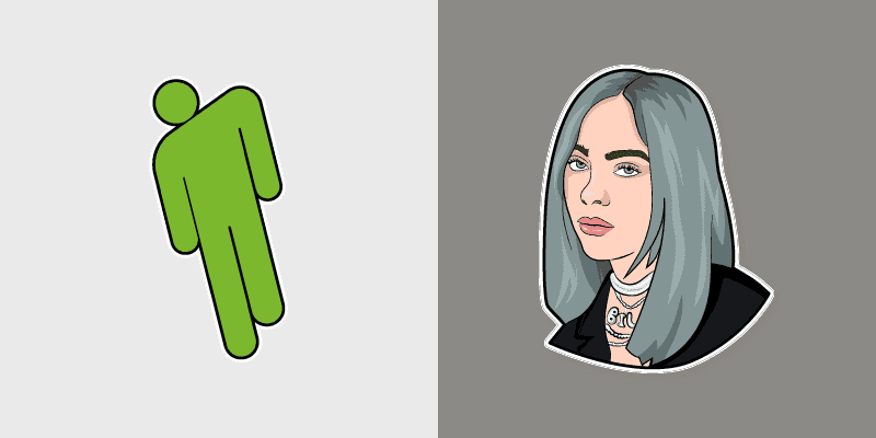 Custom Cursor Pack - Billie Eilish Theme
