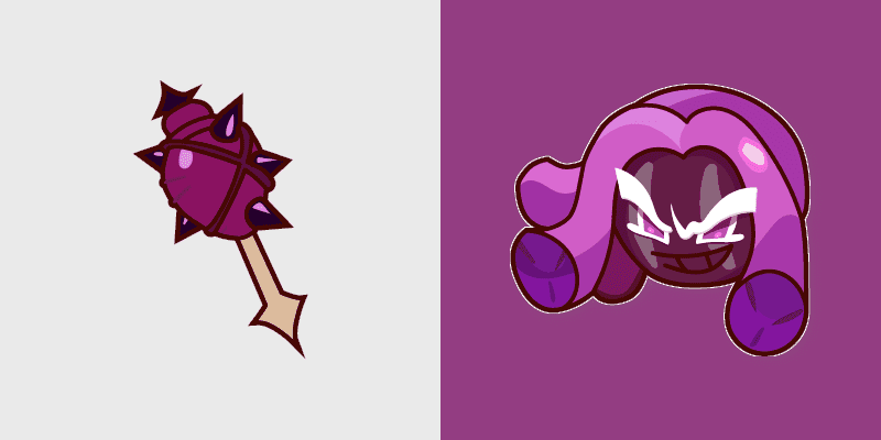 Cute Cursor Pack - Purple Yam Cookie
