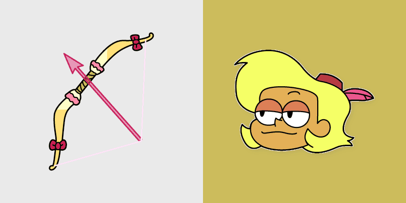 Custom Cursor Pack - Elodie & Bow Heroes