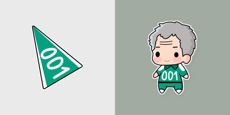 Squid Game Cute Cursor Pack