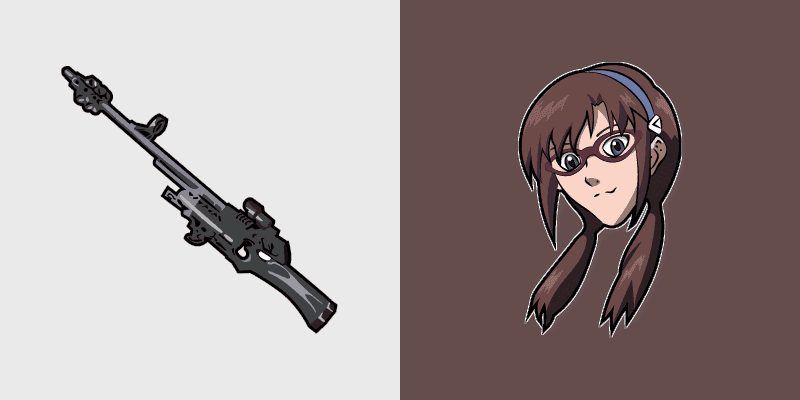 Neon Genesis Cute Cursor with Mari Makinami