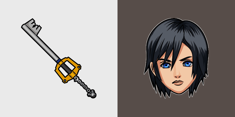 Kingdom Hearts Xion Custom Cursor Pack