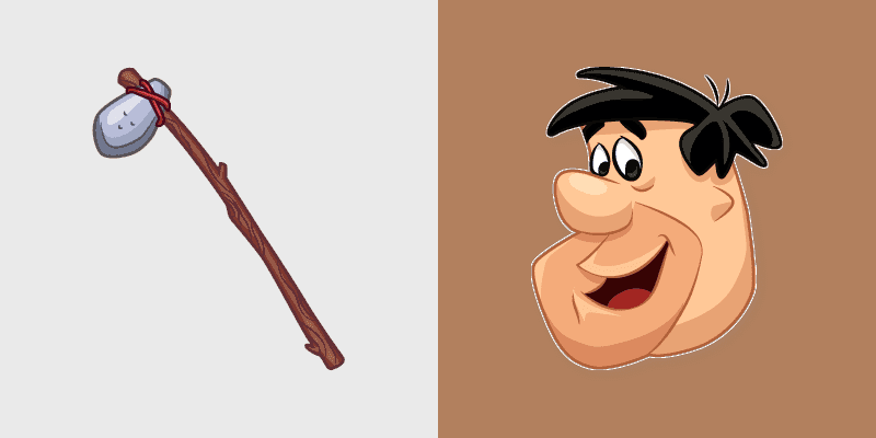 Fred Flintstone Cute Cursor Pack
