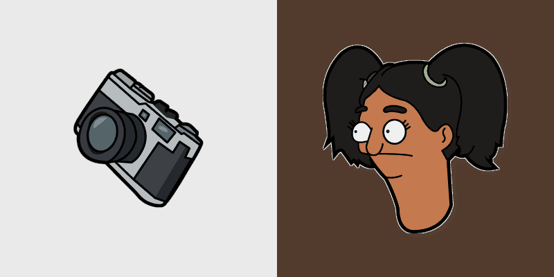 Custom Cursor Pack - Bob's Burgers Susmita & Camera