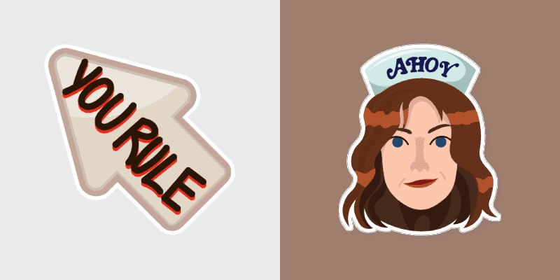 Custom Cute Cursor Pack - Stranger Things Theme