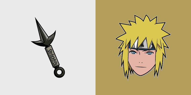 Naruto Minato Namikaze Cursor Pack