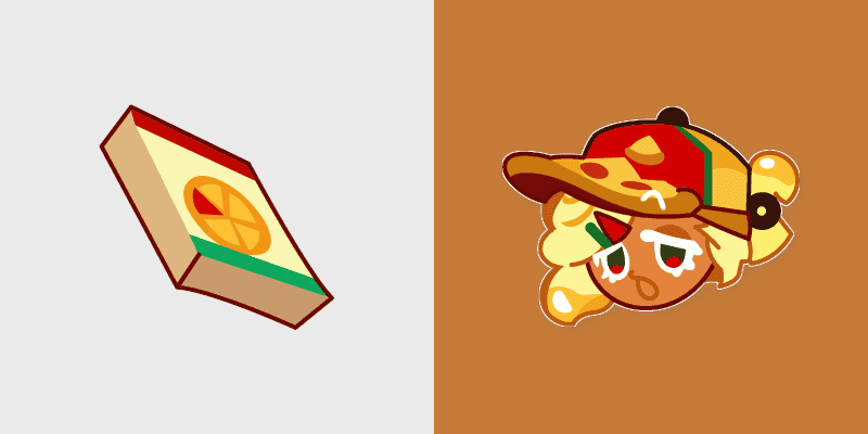 Pizza Cookie Cute Cursor Pack