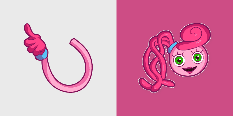 Poppy Playtime Mommy Long Legs Custom Cursor Pack