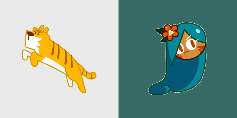 Cute Tiger Lily Cursor Pack