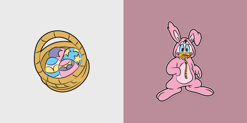 Custom Cursor Pack - Donald Duck Easter Edition