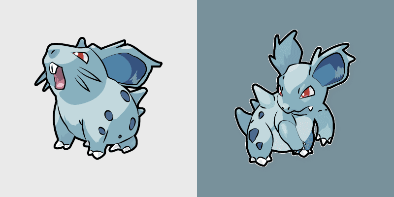 Nidoran and Nidorina