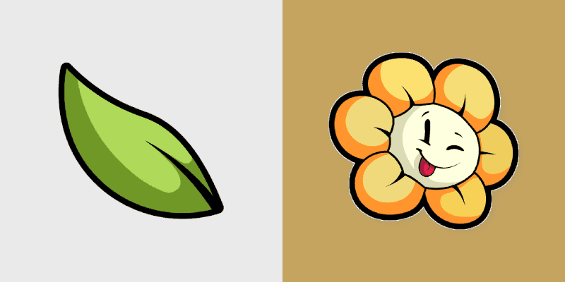 Cute Cursor Pack - Undertale Flowey