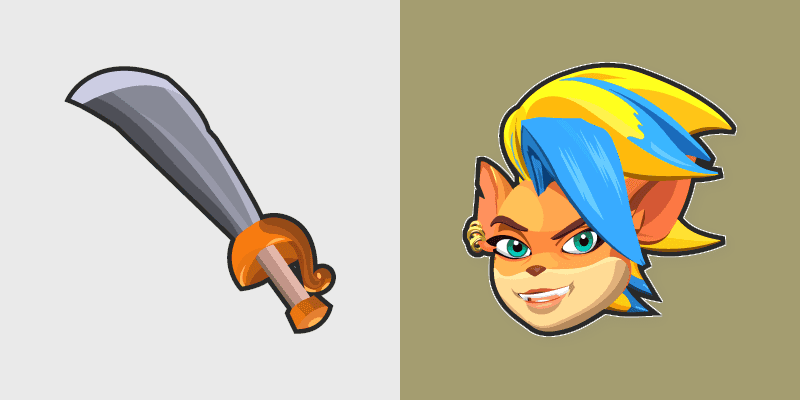 Crash Bandicoot Tawna Custom Cursor Pack