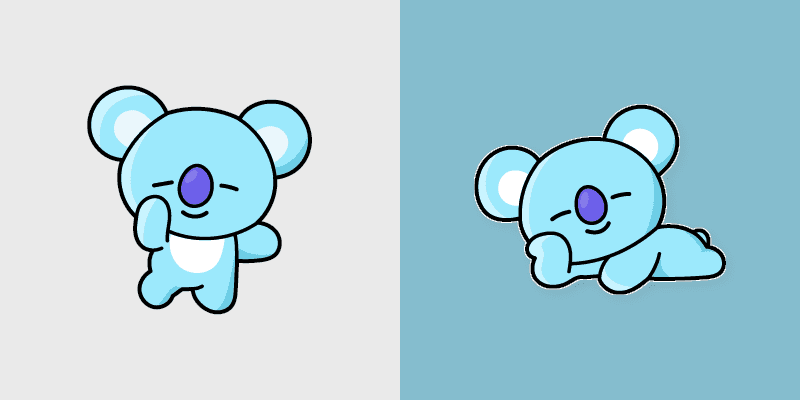 Custom Koala Cursor Pack