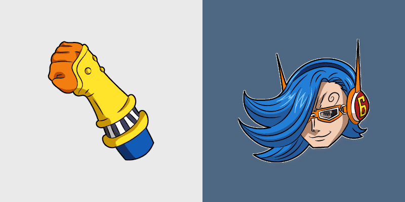 Custom Cursor Vinsmoke Niji - One Piece Fan Art