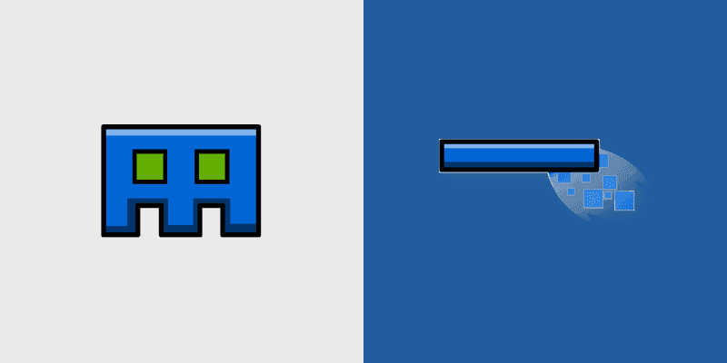 Cute Cursor Pack - Geometry Dash Inspired