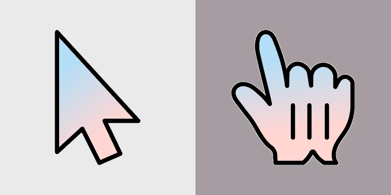 Custom Cursor Gradient Pack