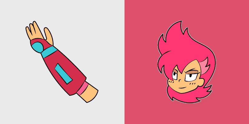 Cute Cursor Pack - Red Action