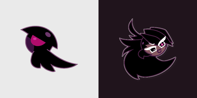 Cookie Run Cute Black Raisin Cookie Cursor Pack