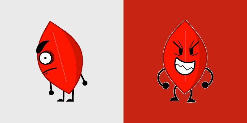 Custom Cursor Pack - Evil Leafy from BFDIA