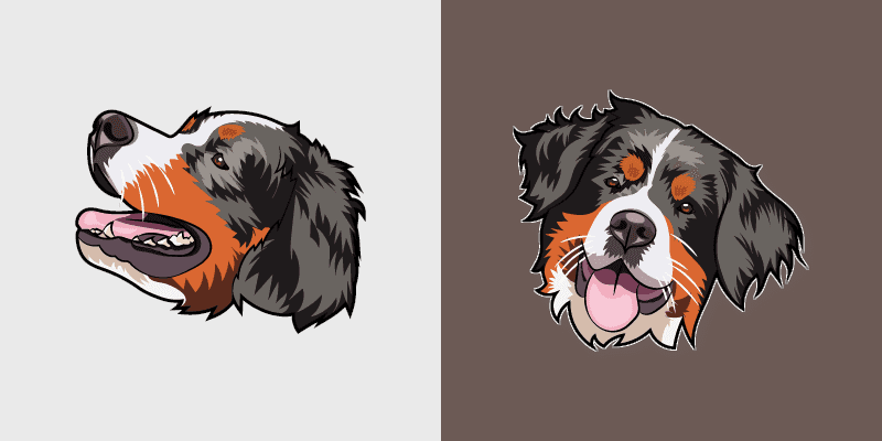 Custom Cursor Pack - Swiss Bernese Mountain Dog