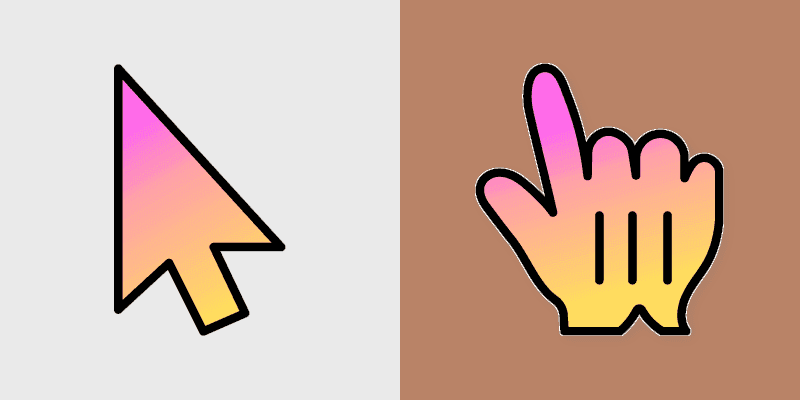 Sunset Oasis Custom Cursor