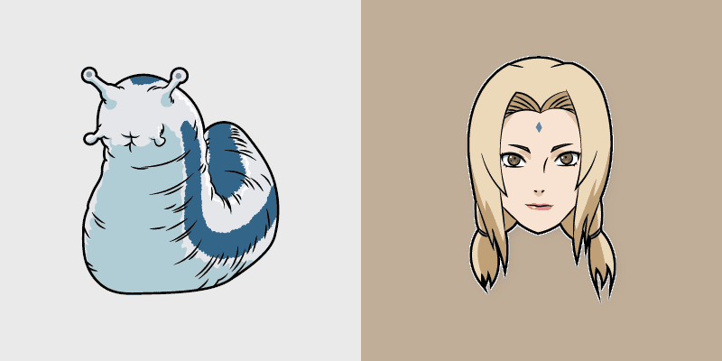 Custom Cursor Pack - Naruto Tsunade & Katsuyu