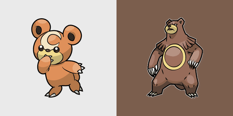 Teddiursa and Ursaring