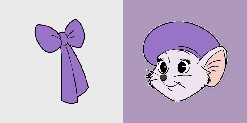 Miss Bianca Cute Mouse Cursor Pack