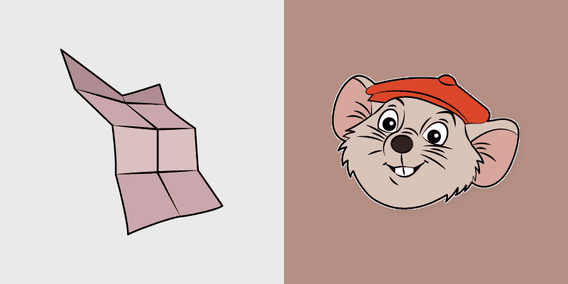 Cute Cursor - The Rescuers Bernard and Map
