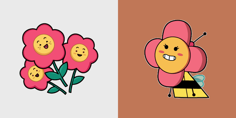 Feebee and Flowers