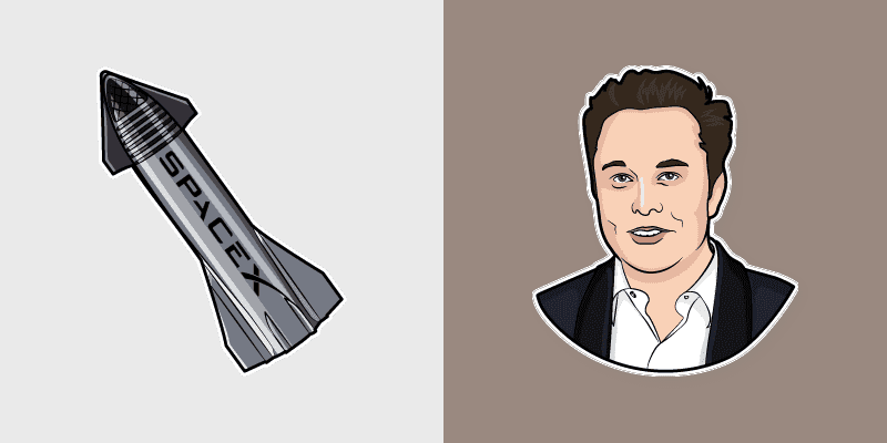 Elon Musk Cute Cursor Pack