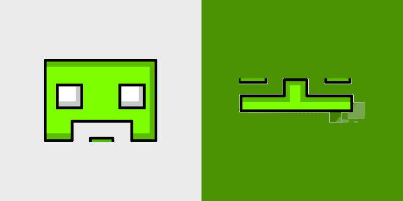 Geometry Dash Cute Cursor Pack