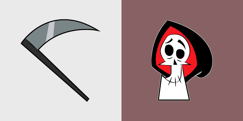 Cute Cursor Pack: The Grim Adventures