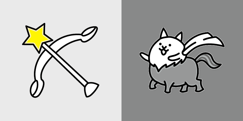 Cute Cursor Pack - Battle Cat