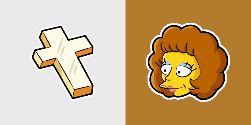 Maude Flanders Cute Mouse Cursor Pack