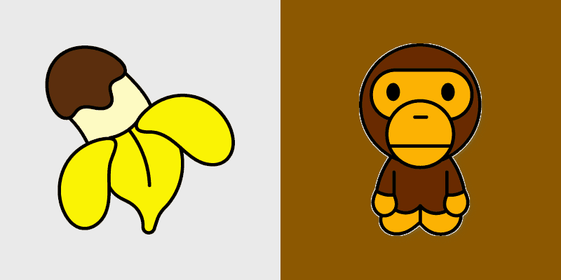 Baby Milo and Banana