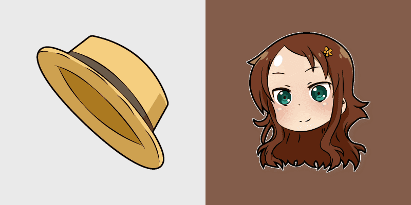 Custom Cursor Pack: Dragon Maid Riko Saikawa & Hat