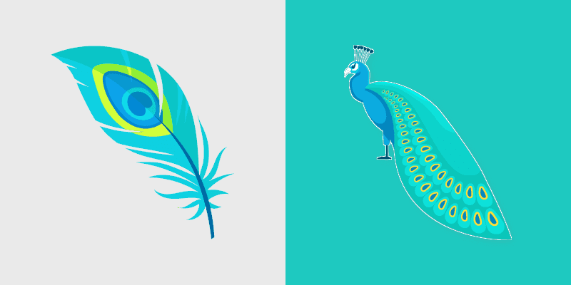 Cute Cursor Peacock Pack