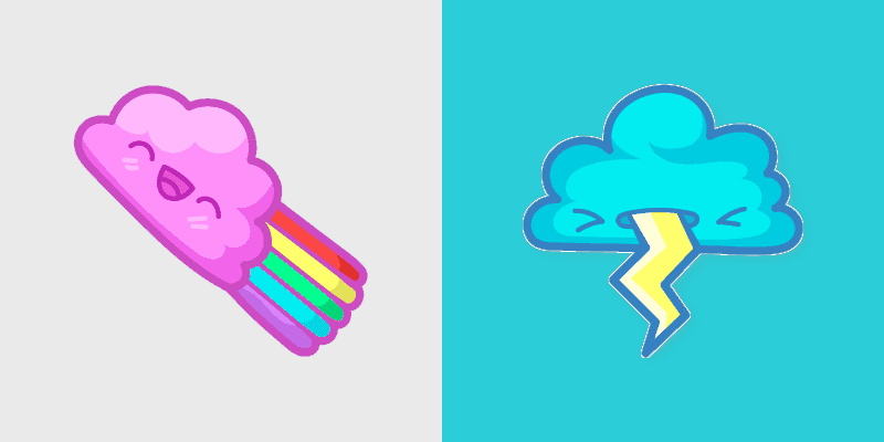 Rainbow and Storm