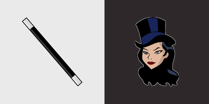 Harley Quinn & Zatanna Custom Cursor Pack