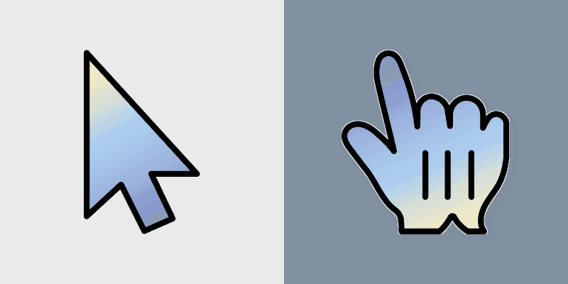 Frosty Sunrise Cursor Pack