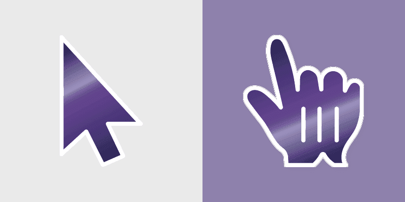 Vibrant Aubergine Cursor Pack