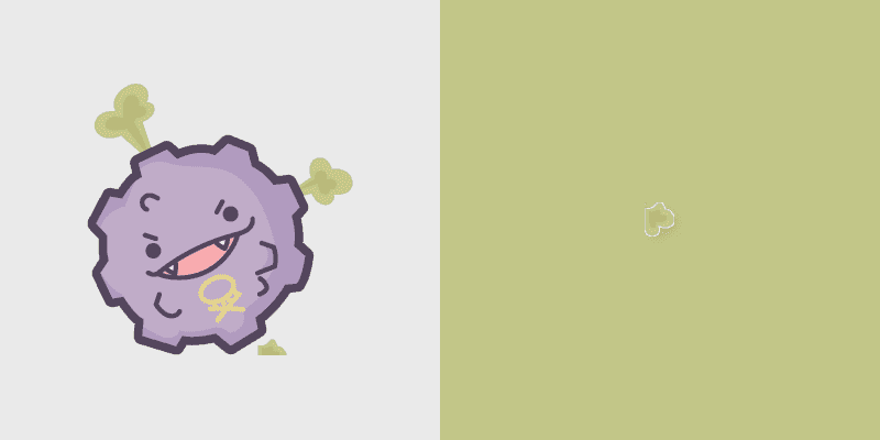 Cute Cursor Pokemon Koffing & Weezing