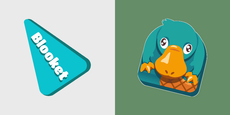 Cute Teal Platypus Cursor